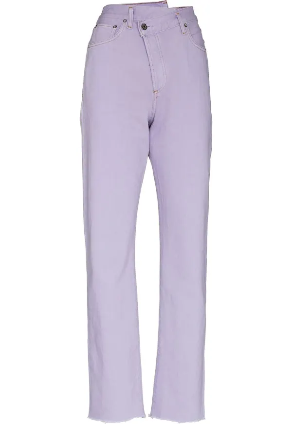 AGOLDE Criss Cross straight-jeans - Lila