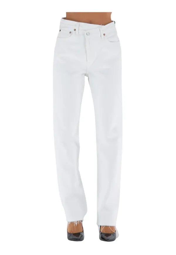 Agolde Raka jeans Vit, Dam