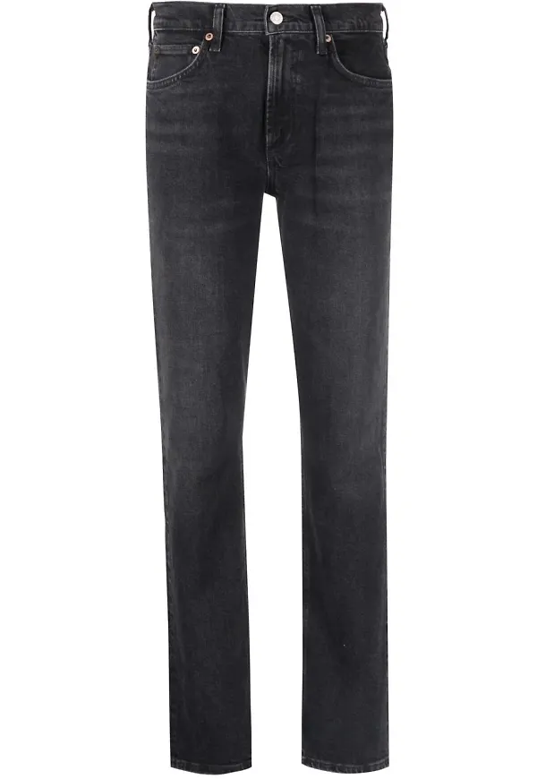 AGOLDE slim fit-jeans - Svart