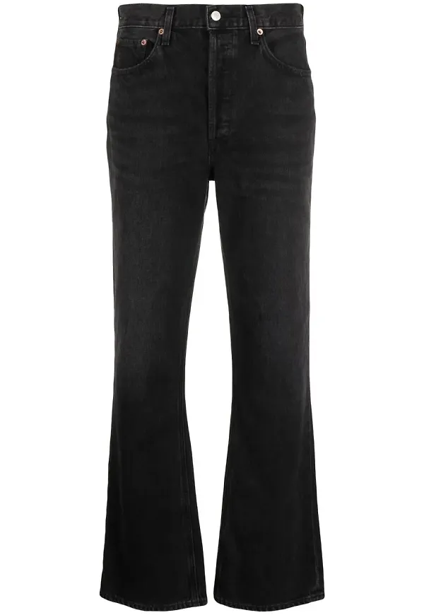 AGOLDE straight-jeans - Svart