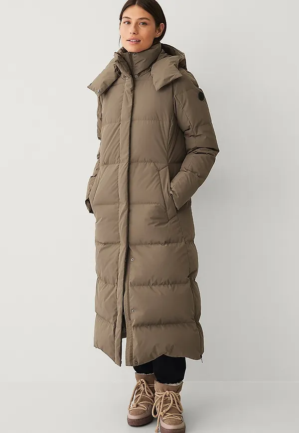 Áhkká - Dunkappa Down Coat Parka W - Brun