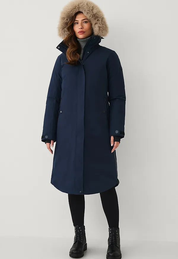 Áhkká - Dunparkas Down Parka Polar W - Blå