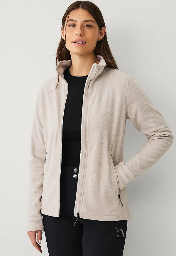 Áhkká - Fleecetröja Fleece Basic W - Beige