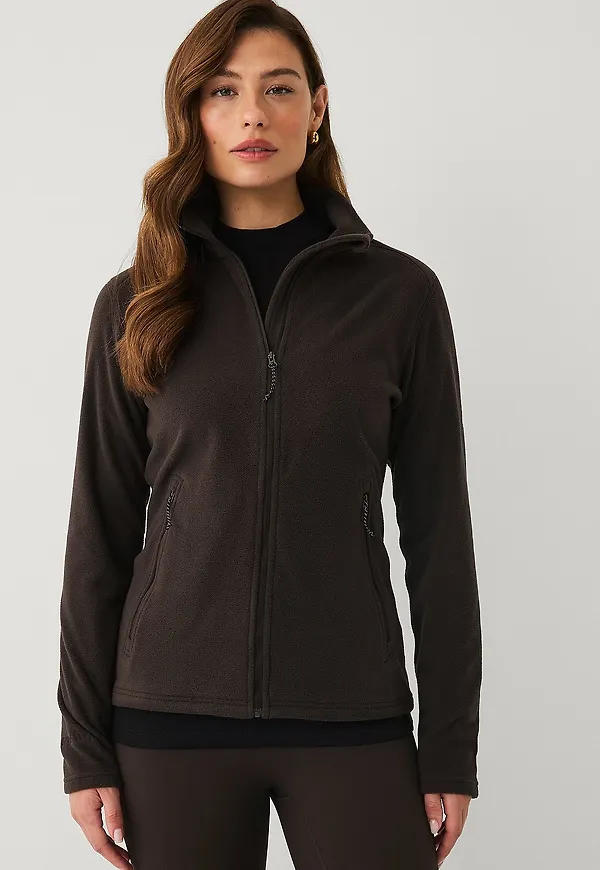 Áhkká - Fleecetröja Fleece Basic W - Brun