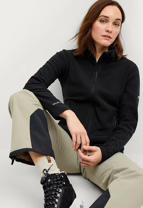 Áhkká - Fleecetröja Fleece Basic W - Svart