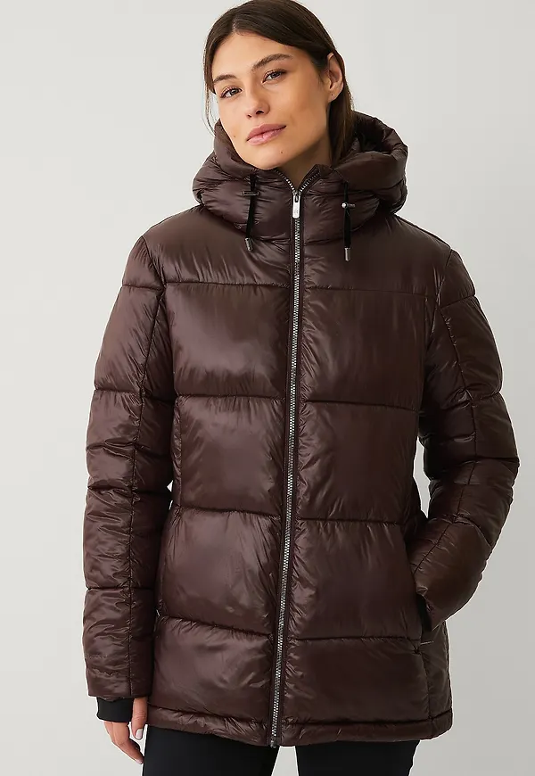Áhkká - Jacka Gold Warm Jacket Shiny - Brun