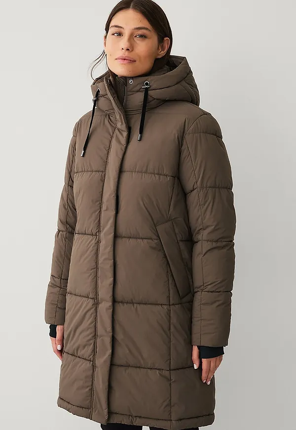 Áhkká - Jacka Gold Warm Parka Matte - Brun