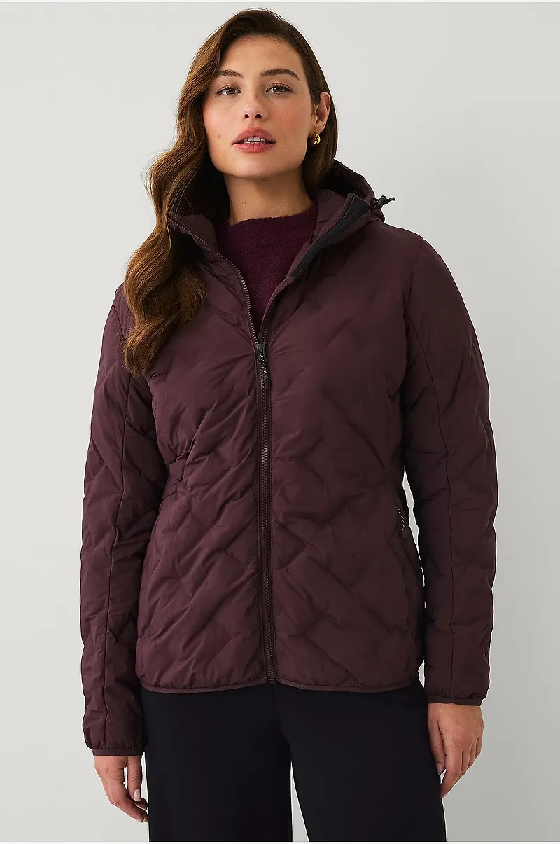 Áhkká - Jacka Tech Puffer Jacket - Brun