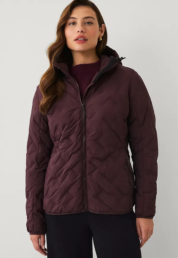 Áhkká - Jacka Tech Puffer Jacket - Brun