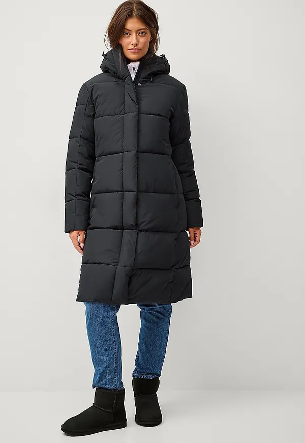 Áhkká - Kappa Warm Mid Length Parka W - Svart