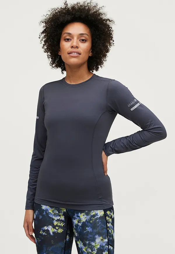 Áhkká - Löpartopp áhkká Trail LS Tee - Lila