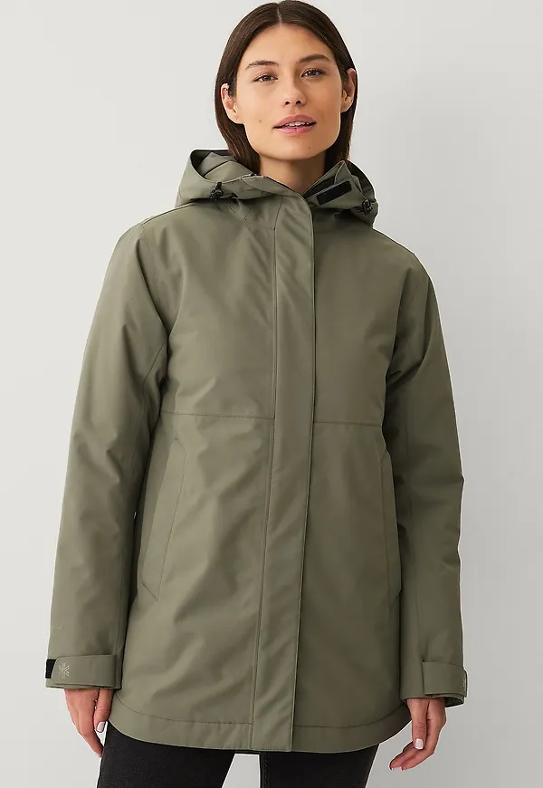 Áhkká - Parkas Urban Padded Parka W - Grön