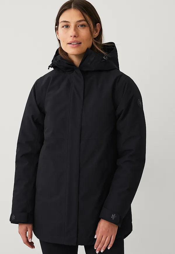 Áhkká - Parkas Urban Padded Parka W - Svart
