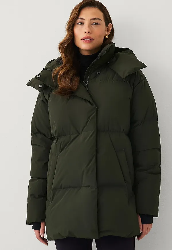 Áhkká - Pufferjacka Down Puffer Jacket - Grön
