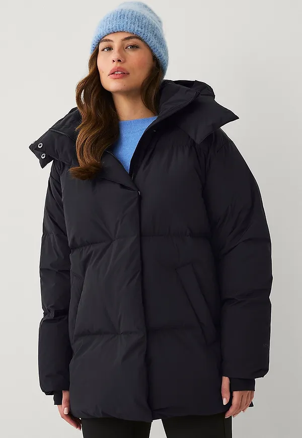 Áhkká - Pufferjacka Down Puffer Jacket - Svart