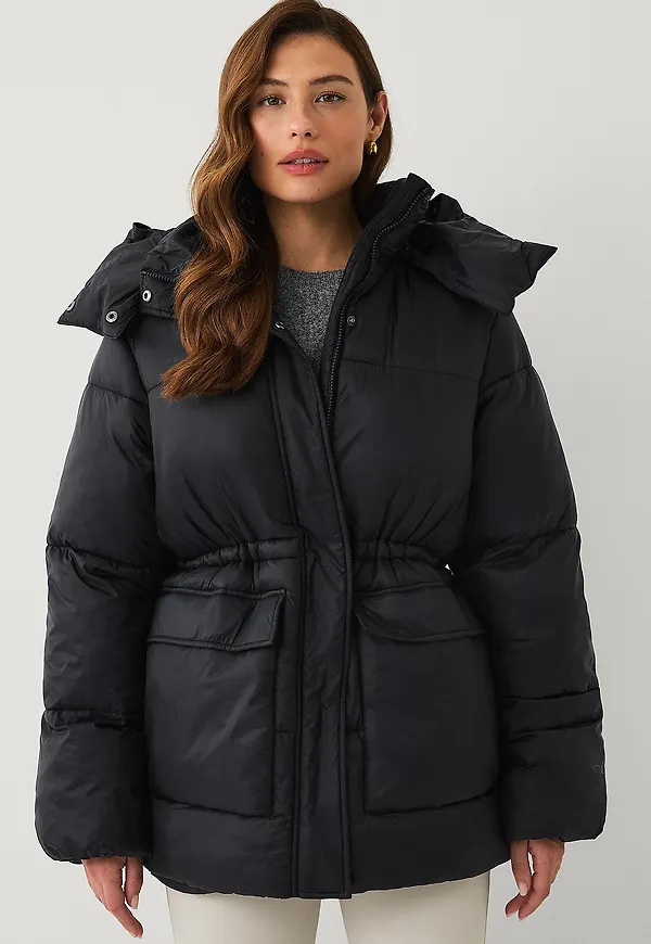 Áhkká - Pufferjacka WR Warm Padded Puffer Jacket - Svart
