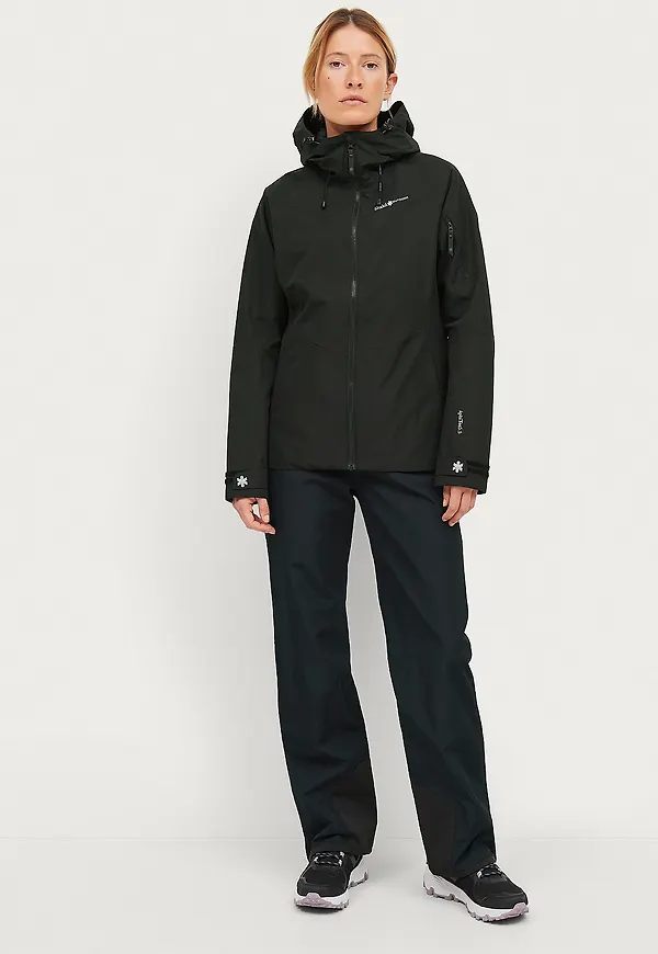 Áhkká - Skalbyxor Shell Pant W - Svart
