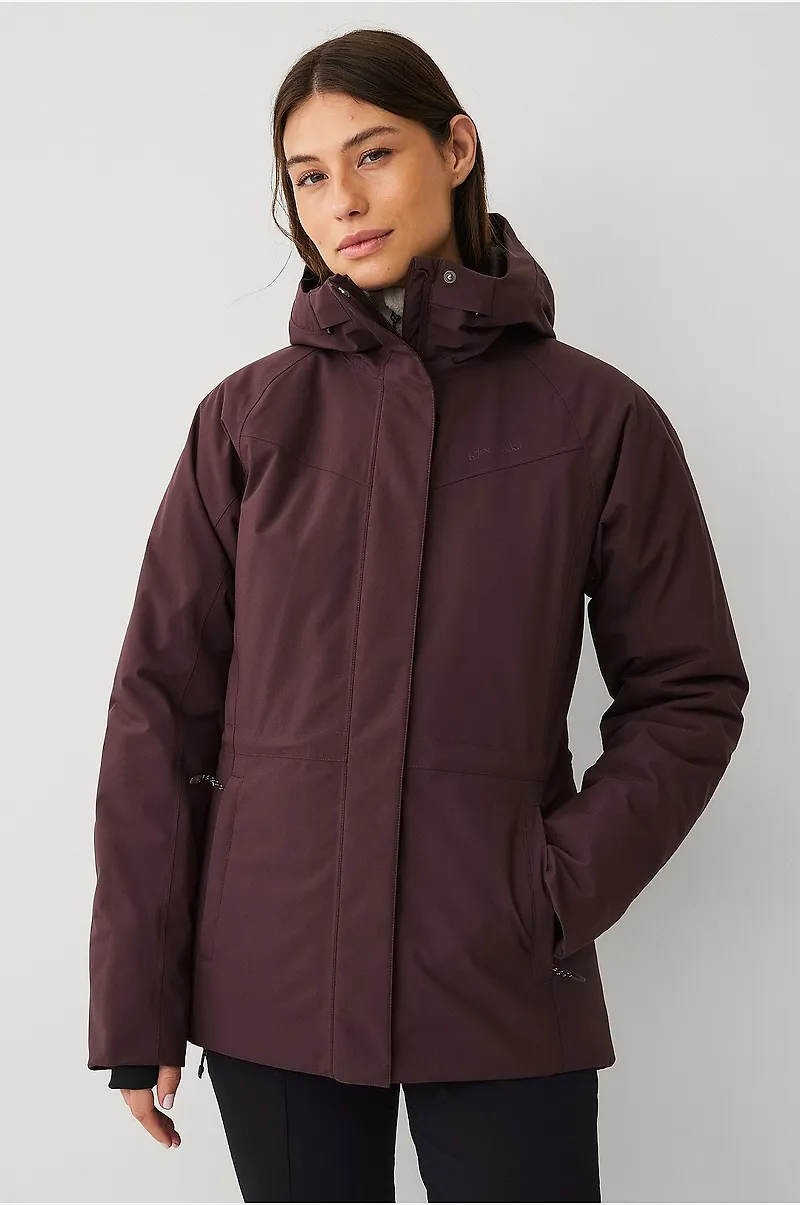 Áhkká - Vadderad jacka Outdoor Jacket Padded - Brun