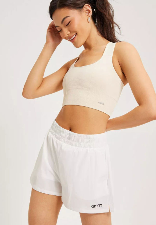 Aim'n - Träningsshorts - White - Essential Shorts - Träningskläder