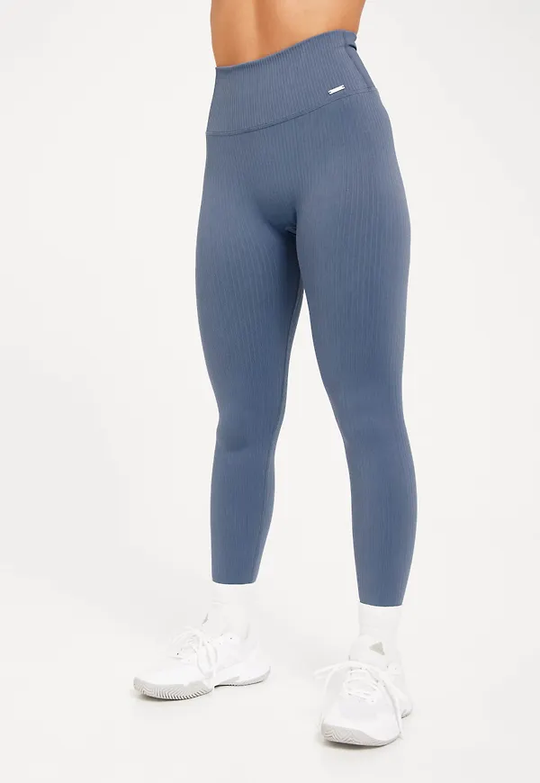 Aim'n - Blå - Ribbed Seamless Tights