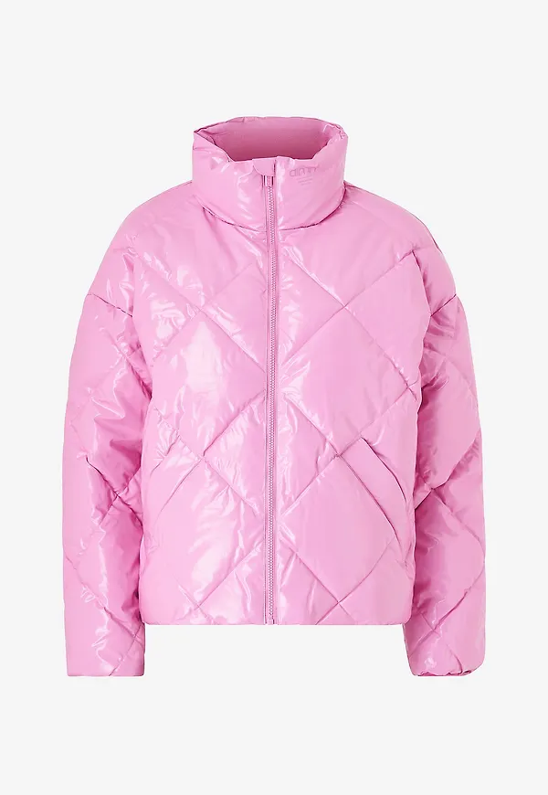 Aim'n - Jacka Diamond Puffer Jacket - Rosa