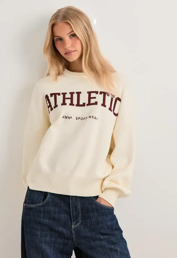 Army of Me - Beige - Athletic Knit Sweatshirt