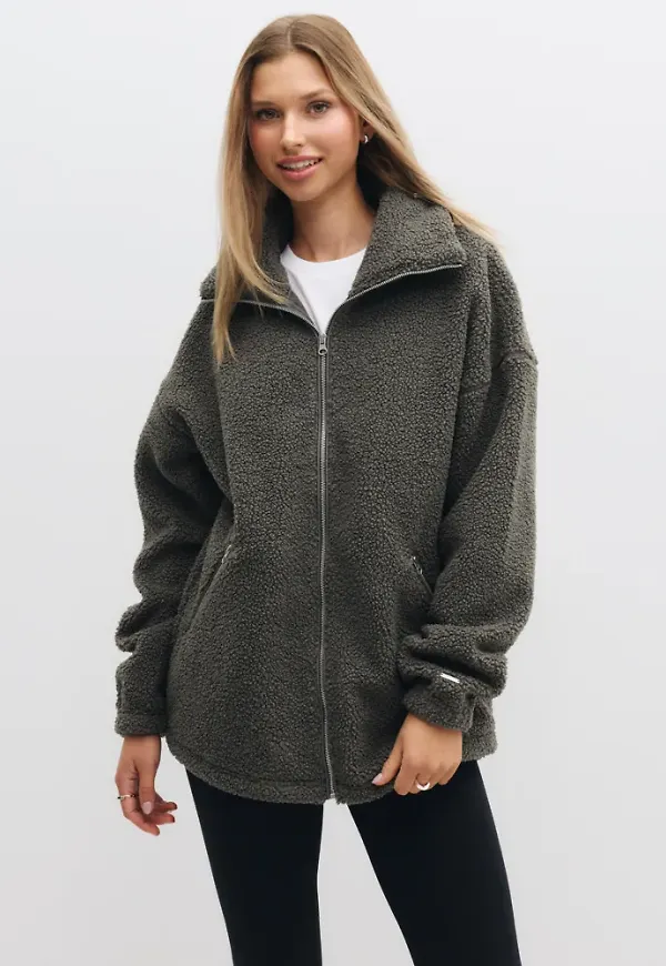 Aim'n - Grå - Pile Jacket
