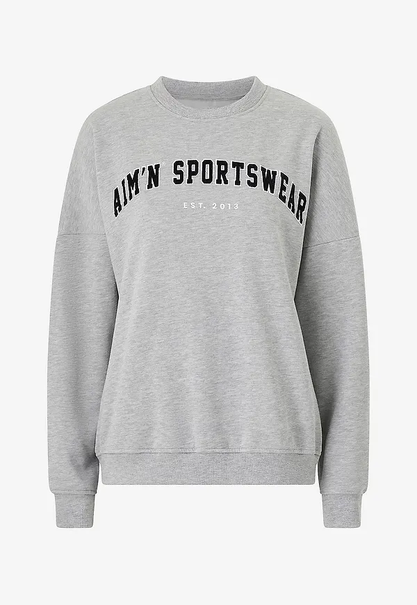 Aim'n - Sweatshirt Varsity Sweatshirt - Grå
