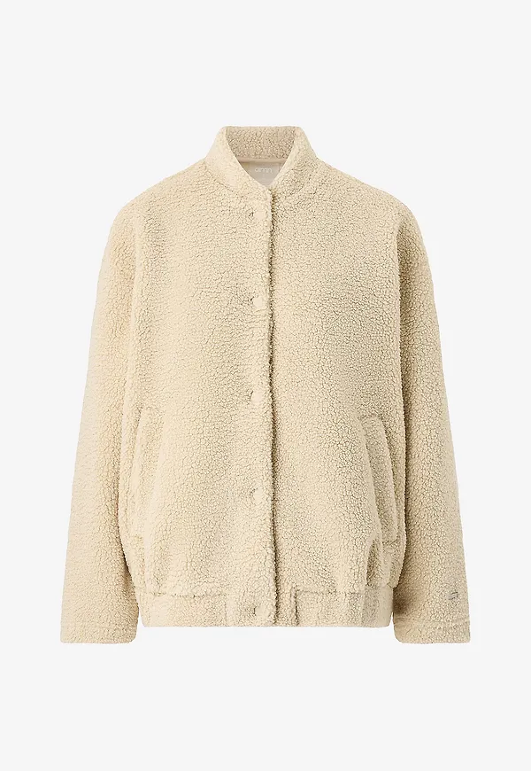 Aim'n - Teddyjacka Pile Coach Jacket - Beige