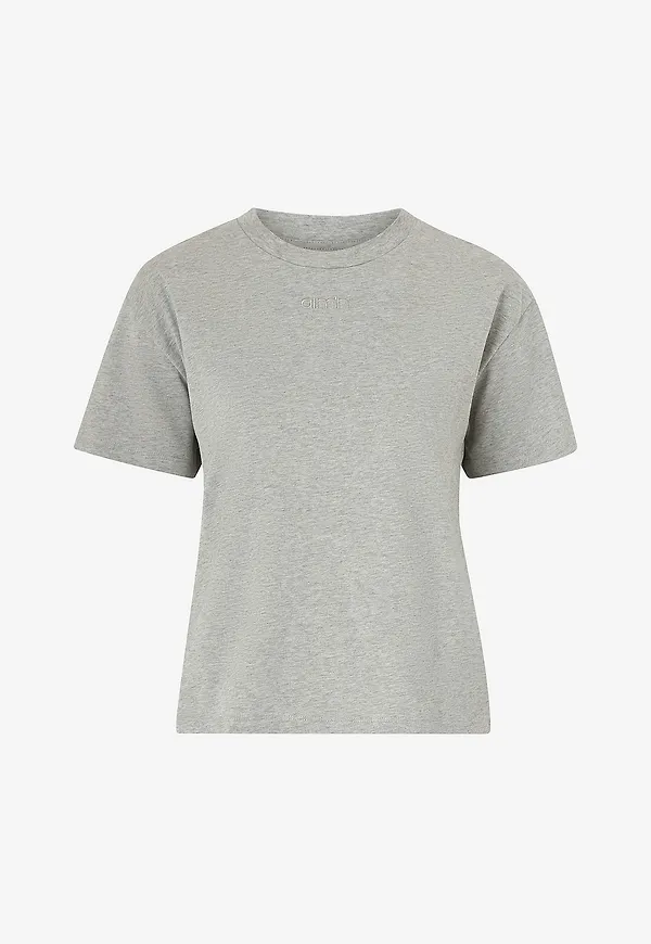 Aim'n - Topp Boxy T-Shirt - Grå
