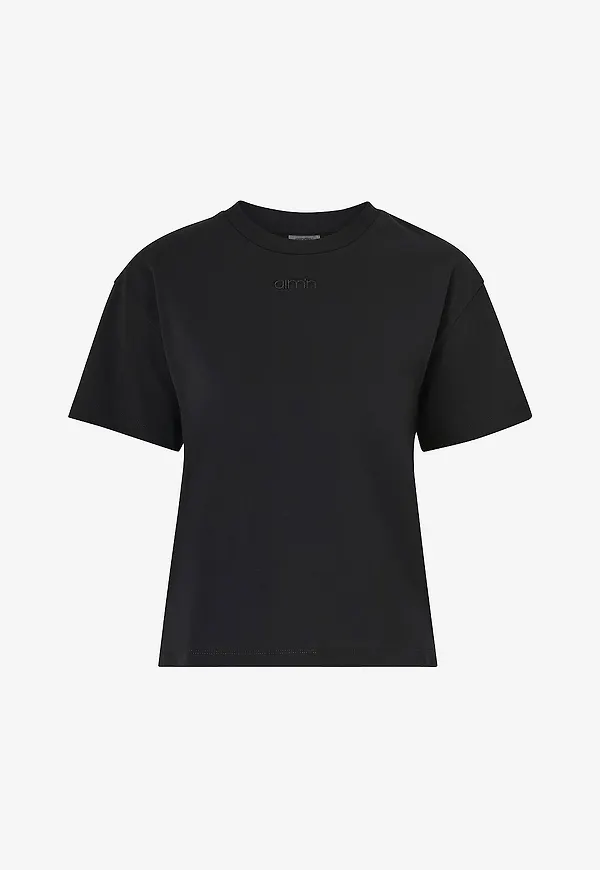 Aim'n - Topp Boxy T-Shirt - Svart