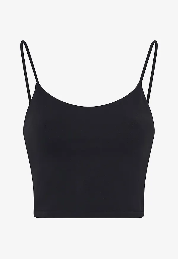 Aim'n - Topp Shape Seamless Strap Singlet - Svart