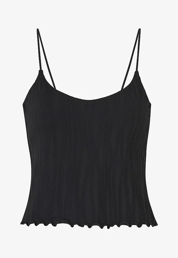Aim'n - Topp Tulip Singlet - Svart