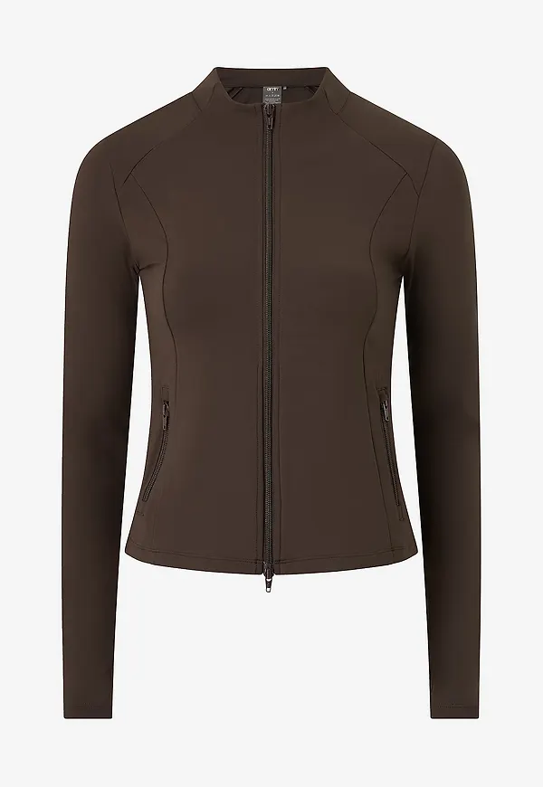 Aim'n - Träningsjacka Sense Zip Jacket - Brun