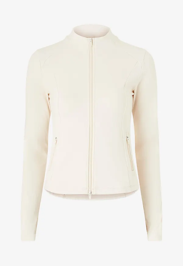 Aim'n - Träningsjacka Sense Zip Jacket - Vit