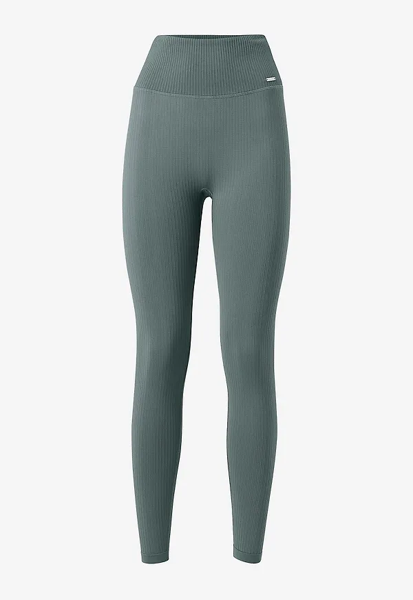 Aim'n - Träningstights Ribbed Seamless Tights - Grön