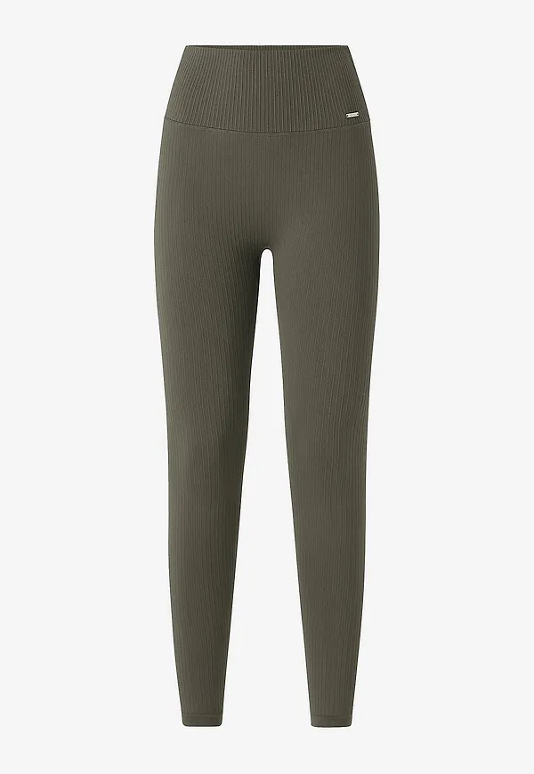 Aim'n - Träningstights Ribbed Seamless Tights - Grön