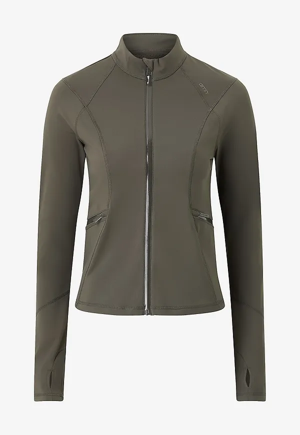 Aim'n - Träningströja Warming Zip Jacket - Grön