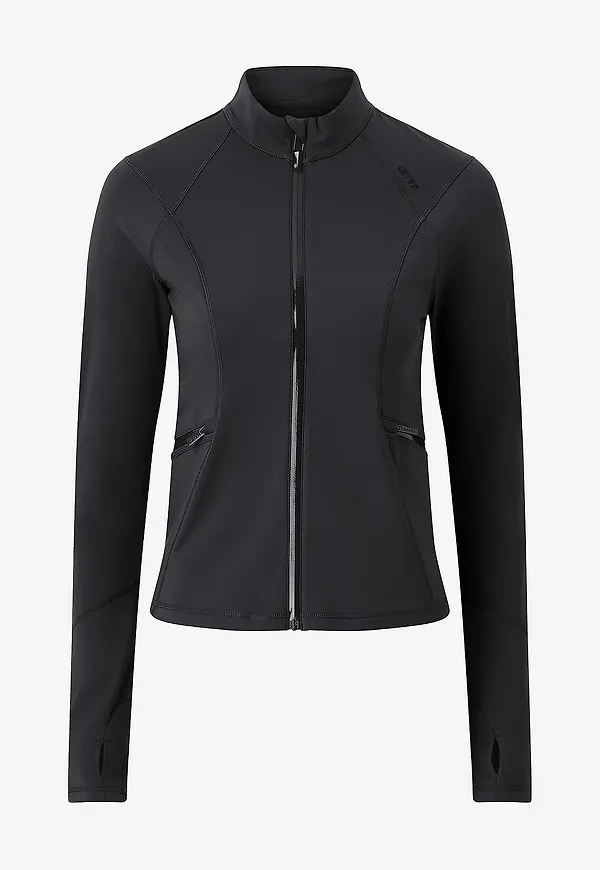 Aim'n - Träningströja Warming Zip Jacket - Svart