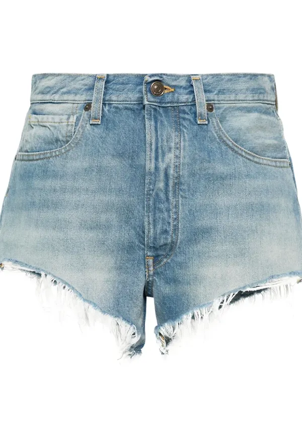 Alanui Kerala jeansshorts - Blå