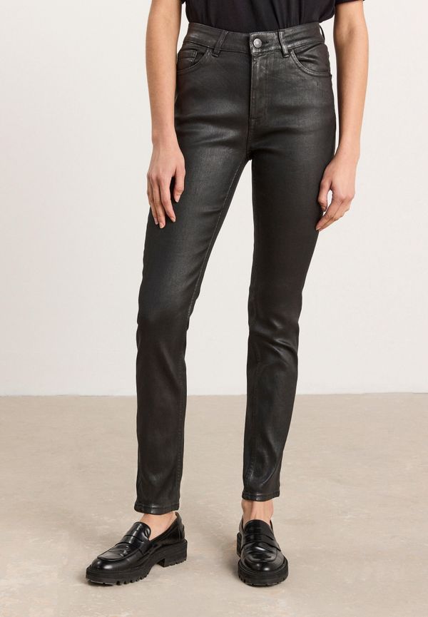ALBA-jeans med smal passform, smalt ben och belagd yta