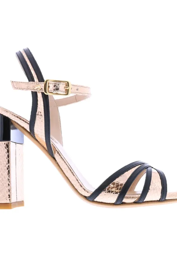 Albano High Heel Sandals Grå, Dam