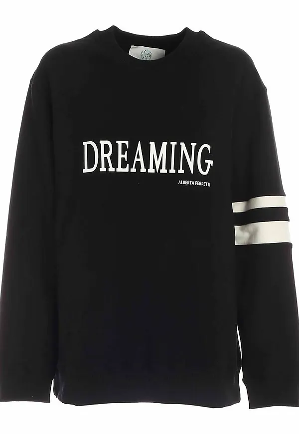 Alberta Ferretti Dreaming Sweatshirt Svart, Dam