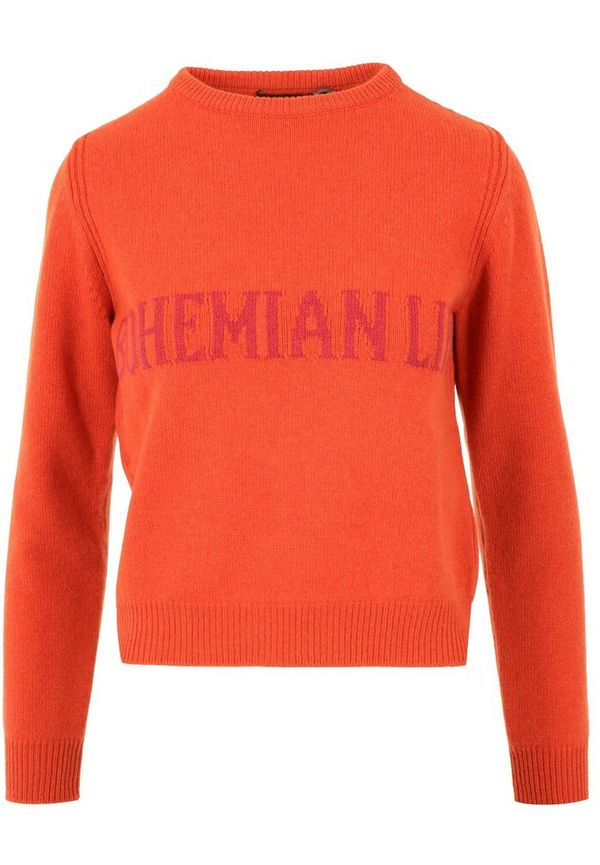 Alberta Ferretti Sweater Orange, Dam