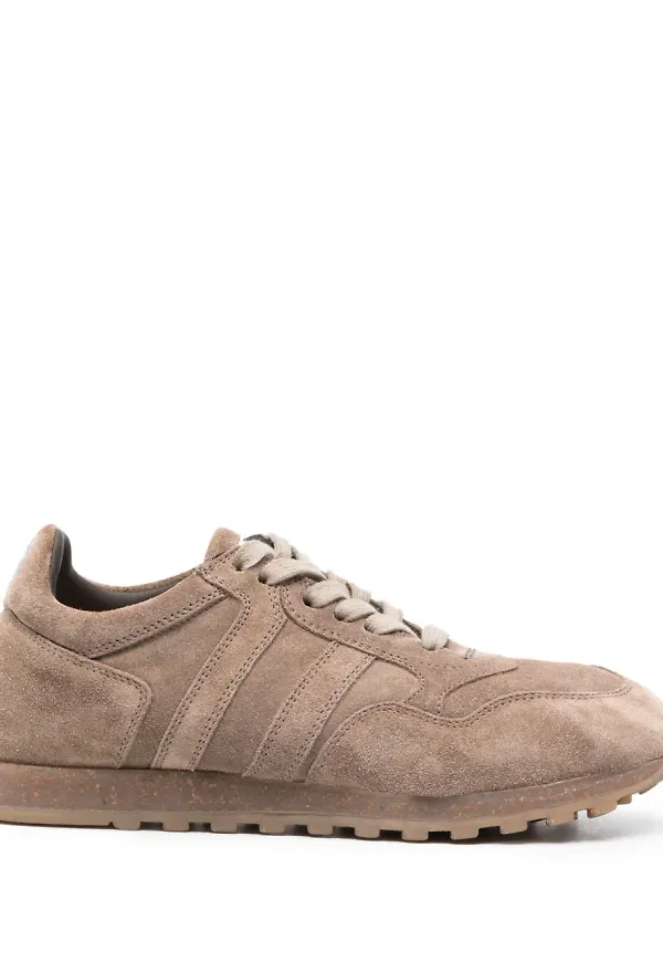 Alberto Fasciani låga lädersneakers - Neutral
