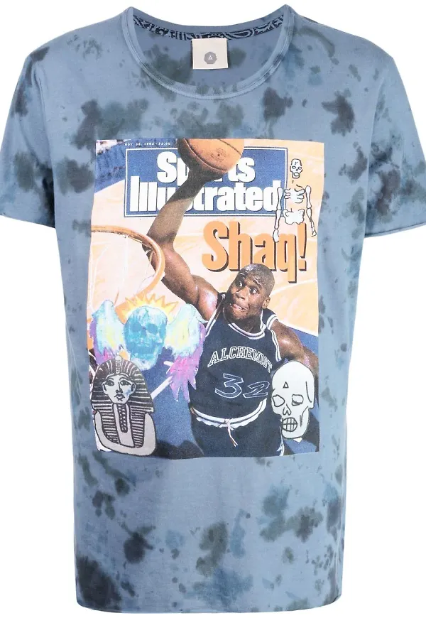 Alchemist batikmönstrad t-shirt - Blå
