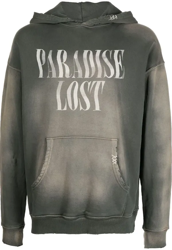 Alchemist hoodie med slogan - Blå