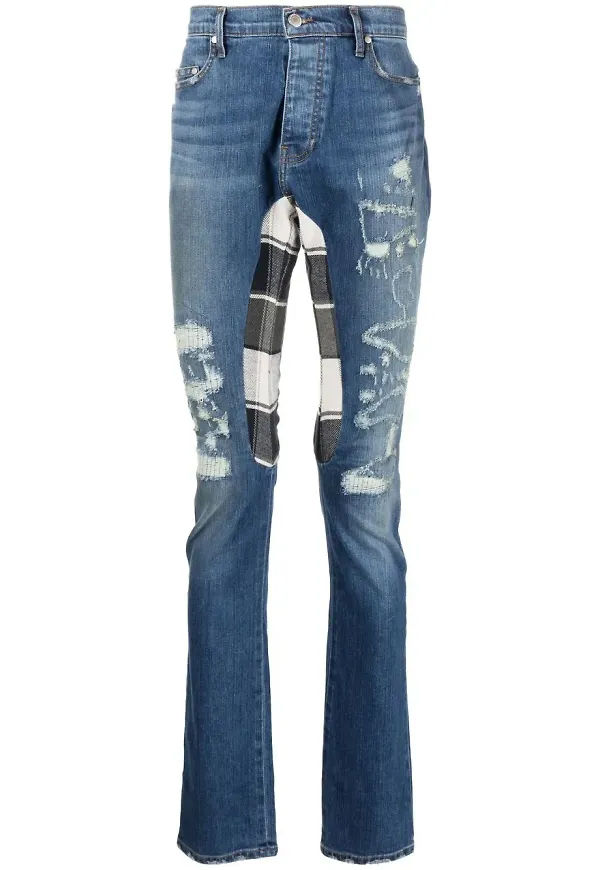 Alchemist skinny-jeans med slitning - Blå