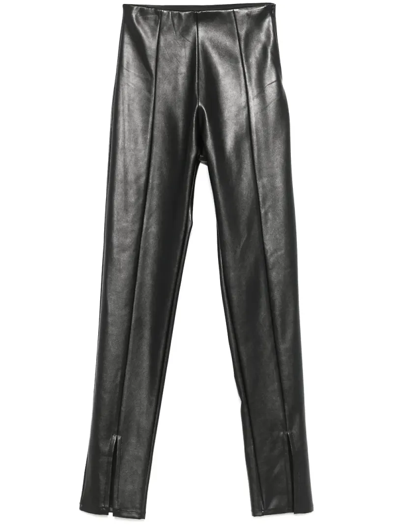 Alchemy x Lia Aram leggings i konstläder - Svart