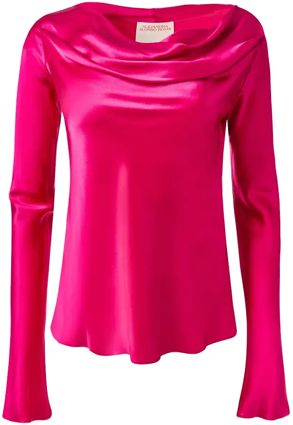 Alejandra Alonso Rojas sidenblus - Rosa